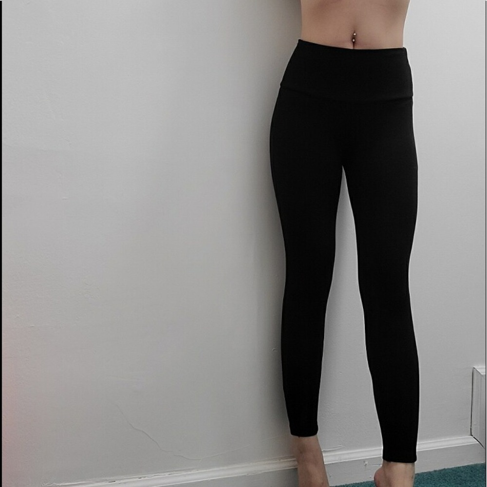 Back zipped leggings